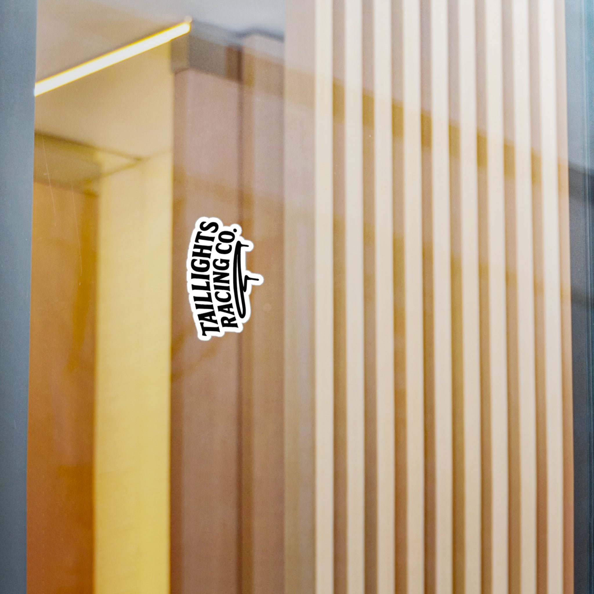 TailLights Racing Co. Vinyl Sticker — Kiss-Cut Racing Decal