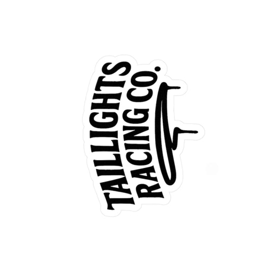 TailLights Racing Co. Vinyl Sticker — Kiss-Cut Racing Decal